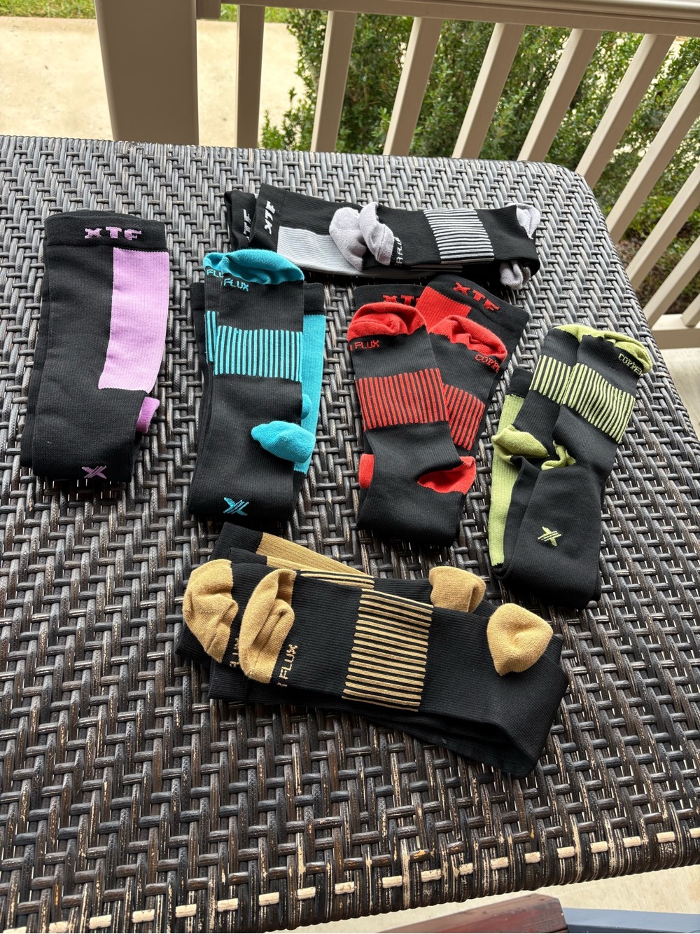 Men's Performance Crew Compression Socks - 6 pairs. Unisex. XTF